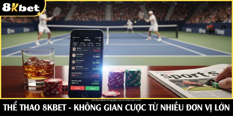Thể thao 8KBET - Không gian cược từ nhiều đơn vị lớn